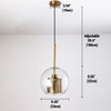 Bayet Glass Ball Pendant Lights