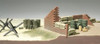 Tamiya 1/48 Brick Wall, Sand Bag & Barricade Set Kit