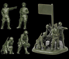 Zvezda Military 1/72 Soviet Headquarters Crew 1941-43 (4) Snap Kit