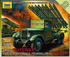 Zvezda 1/100 WWII BM13 Katyusha Rocket Launcher Snap Kit
