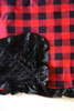 Plaid Blanket + Hair Bow SET (~Baby Shower Gift!!~)