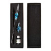 Glass Calligraphy Pen Set with Ink and Pen Rest