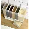 Wall Mounted Divided Rice and Cereal 6 Dispenser