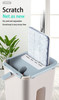Microfiber Flat Mop with Bucket, Cleaning Squeeze Hand Free Floor Mop, 3 Reusable Mop Pads, Stainless Steel Handle