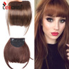 Leeons Short Synthetic Bangs Heat Resistant Hairpieces Hair Women Natural Short Fake Hair Bangs Hair Clips For Extensions Black Leeons Short Synthetic Bangs Heat Resistant Hairpieces Hair Women Natural Short Fake Hair Bangs Hair Clips For Extensions Black