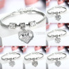 Love Heart Family Bracelet Jewelry- 16 Relationships to Choose From