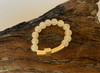 Cross beaded ring