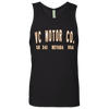 VC Motor Co. Logo - Men's Motorcycle Black Tank Top