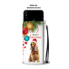 English Cocker Spaniel Christmas Print Wallet Case-Free Shipping