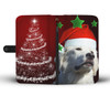 Great Pyrenees On Christmas Print Wallet Case-Free Shipping