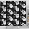 Pomeranian Dog Patterns Print Shower Curtain-Free Shipping