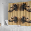 Amazing Irish Wolfhound Print Shower Curtain-Free Shipping