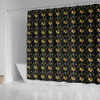Vizsla Dog Golden Print Shower Curtain-Free Shipping