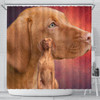 Vizsla Dog Print Shower Curtains-Free Shipping