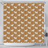 Petit Basset Griffon Vendeen Dog Pattern Print Shower Curtains-Free Shipping