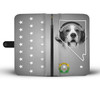 Beagle On White Print Wallet Case- Free Shipping-NV State