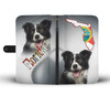 Border Collie Print Wallet Case-Free Shipping-FL State