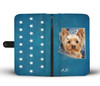 Cute Yorkshire Terrier Print Wallet Case-Free Shipping- AZ State