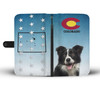 Border Collie Print Wallet Case-Free Shipping-CO State