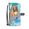 Basset Hound Dog Print Wallet Case-Free Shipping-ME State
