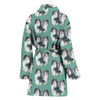 Lovely Havanese Dog Pattern Print Women's Bath Robe-Free Shipping