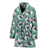 Lovely Havanese Dog Pattern Print Women's Bath Robe-Free Shipping