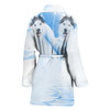 Amazing Siberian Husky Print Women's Bath Robe-Free Shipping
