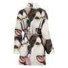 Alaskan Malamute Patterns Print Women's Bath Robe-Free Shipping