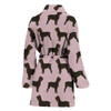 Boykin Spaniel Dog Pattern Print Women's Bath Robe-Free Shipping