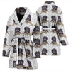 Amazing Affenpinscher Dog Pattern Print Women's Bath Robe-Free Shipping