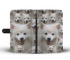 American Eskimo Dog Print Wallet Case-Free Shipping