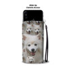 American Eskimo Dog Print Wallet Case-Free Shipping