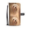 Cute Lhasa Apso Dog Print Wallet Case-Free Shipping