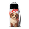 Cute Cavapoo Dog Wallet Case- Free Shipping