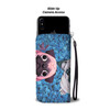 Lovely Pug Dog Print Wallet Case-Free Shipping