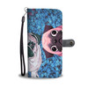 Lovely Pug Dog Print Wallet Case-Free Shipping