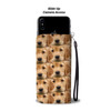 Golden Retriever In Lots Print Wallet Case-Free Shipping