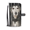 Saluki Dog Print Wallet Case-Free Shipping