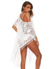 Loose Lace Tasseled Irregular Beach Cover-Up