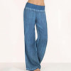 Elastic Waist  Patchwork Pants