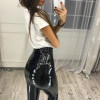 Elastic High Waist Slim Fashion Leggings Pants