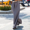 Casual Loose Pure Color Irregular Long Pants