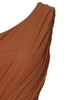 One Shoulder Ruched Design Bodycon Dress
