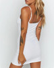 Button Design Low Cut Spaghetti Strap Bodycon Dress Button Design Low Cut Spaghetti Strap Bodycon Dress