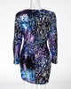 Glitter V-Neck Long Sleeve Sequins Bodycon Dress