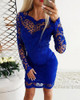 Lace Insert Bodycon Mini Dress