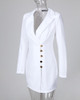 Shawl Collar Bodycon Blazer Dress