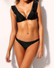 Ruffles Detail Tied Back Bikini Sets