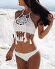 Halter Tassel Bikini Set