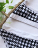 Houndstooth Print Two Piece Swimsuit